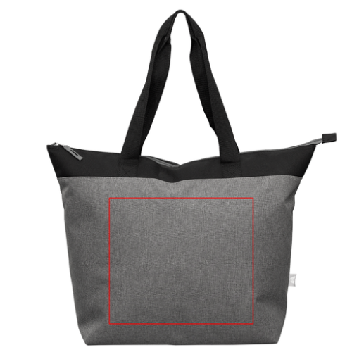 UMX Sac cabas personnalisable isotherme 20 L en polyester recyclé 600D avec fermeture zippée Métropolis - sérigraphie metropolis goldstar sérigaphie (Couleurs max : N/A, Surface max : N/A) - Centré (L: 203,2, H: 177,8)