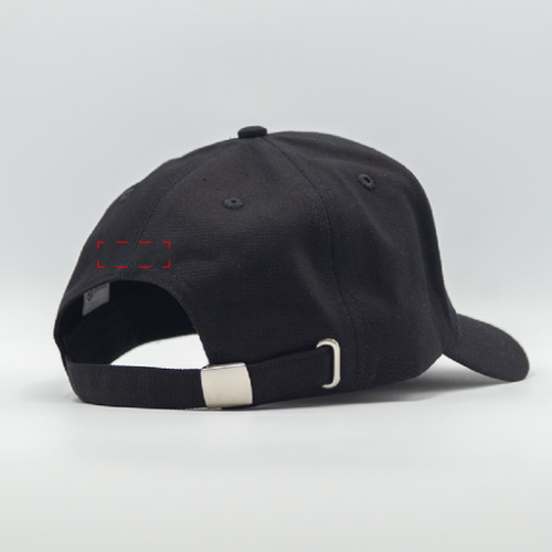 FR02 Casquette personnalisable 5 pans Trucker 100% coton 280gr - Fabriqué en France - Hexatruck - Broderie casquette Broderie (Couleurs max : 1, Surface max : N/A) - Derrière (L: 80, H: 35)