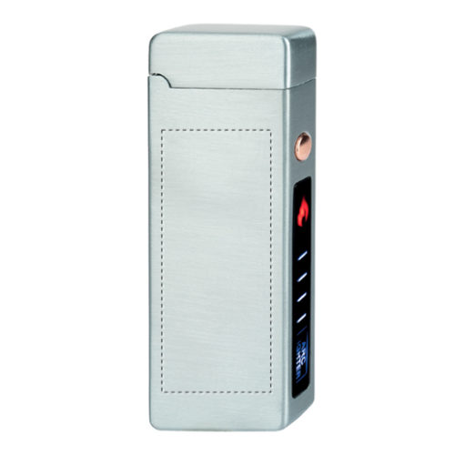 False Briquet personnalisable double arc électrique rechargeable - Tesla - Gravure laser L Zorr Gravure laser (Couleurs max : N/A, Surface max : N/A) - Devant (L: 23, H: 55)