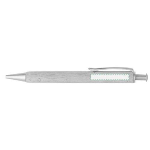 False Stylo en bois de hêtre personnalisé - Natural - Gravure laser Giving LA Gravure laser (Couleurs max : 1, Surface max : N/A) - A gauche du clip (L: 35, H: 5)