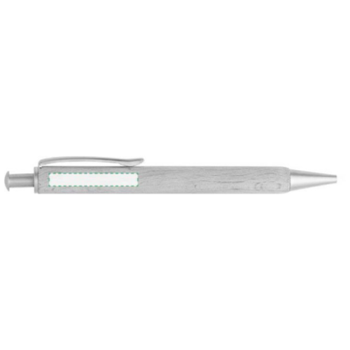 False Stylo en bois de hêtre personnalisé - Natural - Gravure laser Giving LA Gravure laser (Couleurs max : 1, Surface max : N/A) - A droite du clip (L: 35, H: 5)