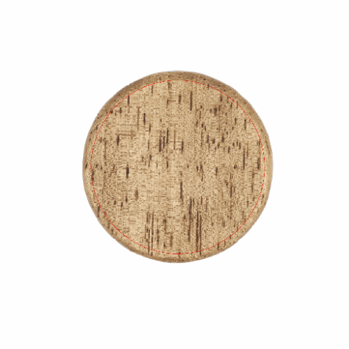 LT57013 Bouteille d'eau personnalisable 650ml avec bouchon en bois - ReuuZ - Gravure laser L3 Toppoint Gravure laser (Couleurs max : 1, Surface max : N/A) - Sur le bouchon (D: 45)