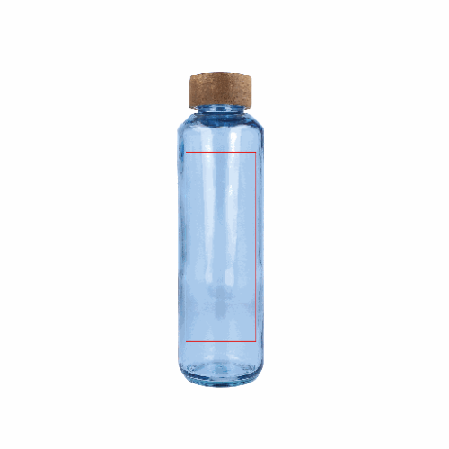 LT57013 Bouteille d'eau personnalisable 650ml avec bouchon en bois - ReuuZ - Gravure laser L3 Toppoint Gravure laser (Couleurs max : 1, Surface max : N/A) - 2eme face (L: 149, H: 55)