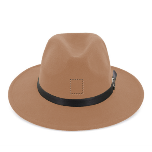 10456 Chapeau personnalisé en laine et pet - Ranch - DTF Cifra Impression numérique (Couleurs max : 4, Surface max : N/A) - Devant (L: 40, H: 40)