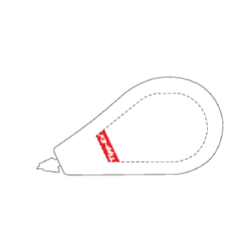 3460001354 Ruban correcteur Tipp-Ex® personnalisable Mini Pocket Mouse - Impression numérique tipp ex devant impression numérique (Couleurs max : Full color, Surface max : N/A) - Devant (L: 40,3, H: 25)