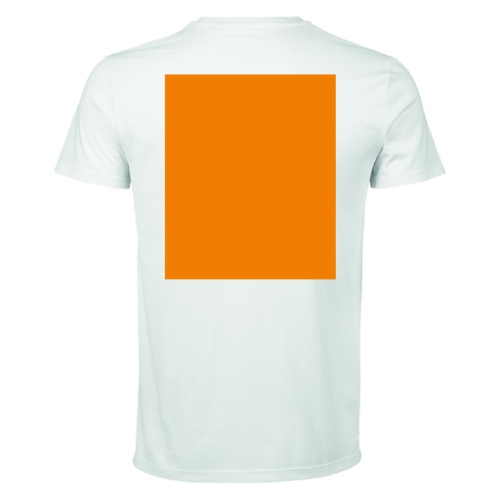 False T-shirt personnalisabe en coton jersey 150g col rond Fabrication Française - S à 3XL - LEON - DTF Pubos 2026 DTF (direct to film) (Couleurs max : Full color, Surface max : N/A) - Dos (L: 280, H: 400, S: 1120)