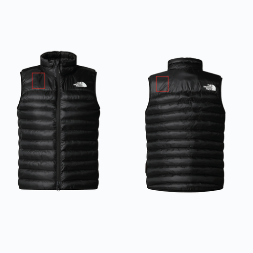 SKU-197804117413 Bodywarmer personnalisé The North Face - S à 2XL - Femme - Terra Peak - Broderie pubos 2026 Broderie (Couleurs max : N/A, Surface max : 500 cm2) - Coeur + dos (L: 80, H: 100)