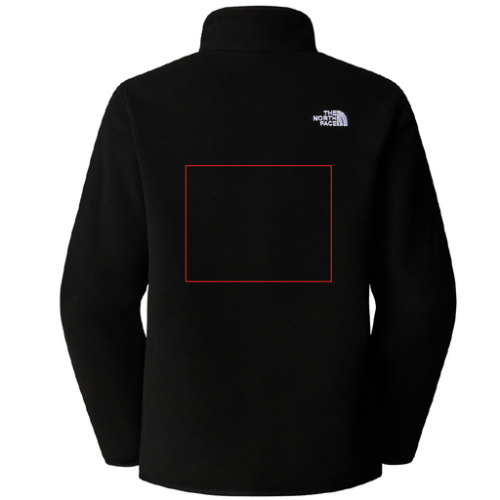 SKU-197804228003 Polaire personnalisée The North Face 1/4 Zip - XS à 2XL - Femme - Glacier - Broderie pubos 2026 Broderie (Couleurs max : N/A, Surface max : 500 cm2) - Dos (L: 250, H: 200)