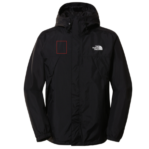 SKU-197641080888 Veste personnalisée The North Face - S à 2XL - Homme - Antora - Broderie pubos 2026 Broderie (Couleurs max : N/A, Surface max : 500 cm2) - Poitrine (L: 80, H: 100)