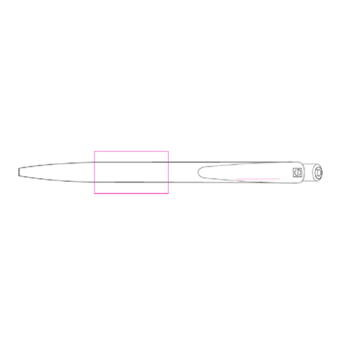 2602 Stylo SENATOR personnalisé - Dart clear - Made in europe - Sérigraphie2 Senator Sérigraphie (Couleurs max : 4, Surface max : N/A) - Corps (L: 35, H: 20)