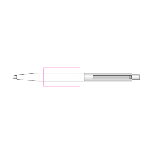2039 Stylo SENATOR personnalisé - Point metal - Made in europe - Sérigraphie 3 Senator Sérigraphie (Couleurs max : 4, Surface max : N/A) - Corps (L: 40, H: 20)