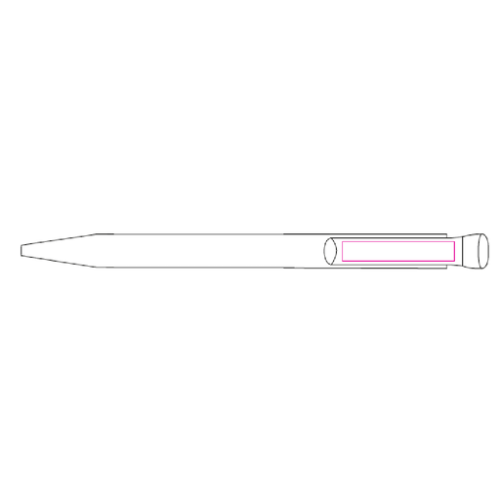 2904 Stylo SENATOR personnalisé - Super Hit MATT - Sérigraphie 3 Senator Sérigraphie (Couleurs max : 4, Surface max : N/A) - Clip (L: 35, H: 6)