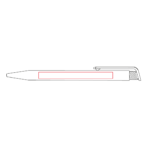 2904 Stylo SENATOR personnalisé - Super Hit MATT - Impression numérique 3 senator Impression numérique (Couleurs max : 4, Surface max : N/A) - Corps (L: 80, H: 7)