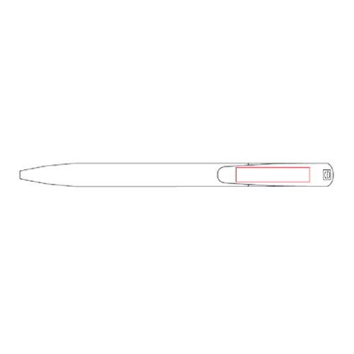 3402 Stylo sénator personnalisable - Challenger Matt Recycled - Made in europe - Impression numérique 3 senator Impression numérique (Couleurs max : 4, Surface max : N/A) - Clip (L: 35, H: 7)