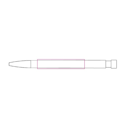 2915 Stylo à bille SENATOR personnalisable - Liberty polished - Made in europe - Sérigraphie Senator 2 Sérigraphie (Couleurs max : 4, Surface max : N/A) - Dos du clip (L: 65, H: 13)