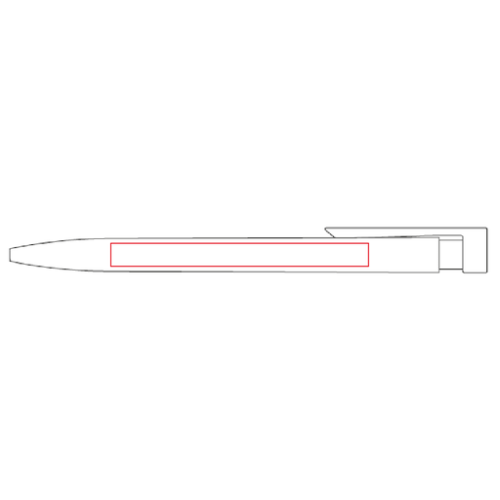 2915 Stylo à bille SENATOR personnalisable - Liberty polished - Made in europe - Impression numérique 3 senator Impression numérique (Couleurs max : 4, Surface max : N/A) - Corps (L: 80, H: 7)