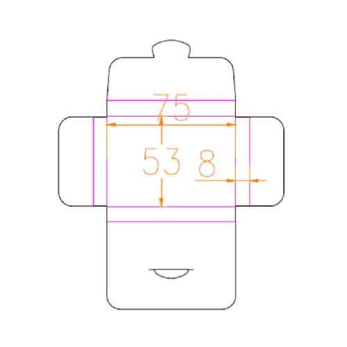 SETMOUCHOIRS2 Set personnalisable de 2 mouchoirs en papier biodégradable dans un étui de carton - Impression numérique todomodo Impression numérique (Couleurs max : 4, Surface max : N/A) - Toute la surface (L: 75, H: 53)