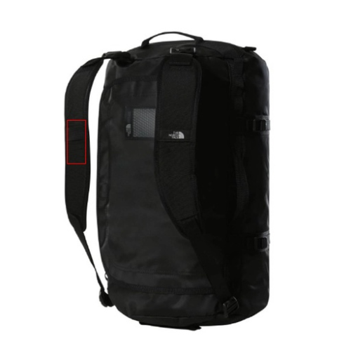 SKU-197642126189 Sac de voyage personnalisable The north face 50L - Base camp - DTF pubos The outdoor compagny DTF (Couleurs max : N/A, Surface max : N/A) - Sur la bretelle (L: 30, H: 70)