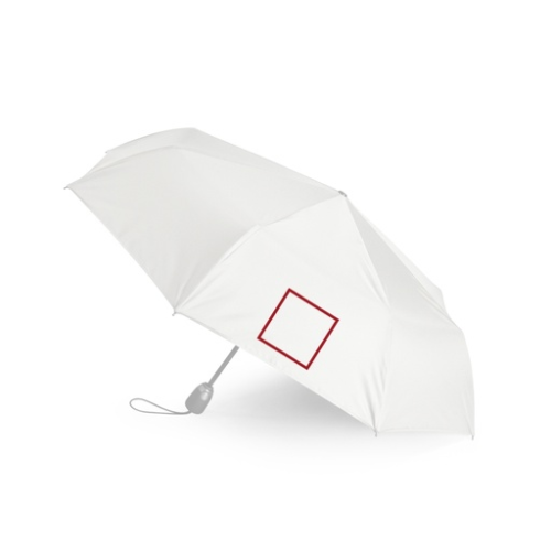 CGP2339 Parapluie personnalisable pliable bleu marine en polyester recyclé Fabrication Française ONDEE - Impression numérique citizen green Impression numérique (Couleurs max : 4, Surface max : N/A) - 1er segment (L: 150, H: 150)