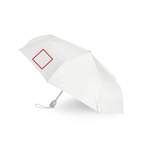 CGP2339 Parapluie personnalisable pliable bleu marine en polyester recyclé Fabrication Française ONDEE - Impression numérique citizen green Impression numérique (Couleurs max : 4, Surface max : N/A) - 2eme segment (L: 150, H: 150)