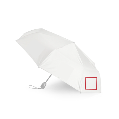 CGP2339 Parapluie personnalisable pliable bleu marine en polyester recyclé Fabrication Française ONDEE - Impression numérique citizen green Impression numérique (Couleurs max : 4, Surface max : N/A) - 3eme segment (L: 150, H: 150)