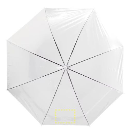 1850116 Parapluie personnalisable automatique avec cadre en métal et poignée en plastique incurvée - Impression numérique sipec parapluie Impression numérique (Couleurs max : 4, Surface max : N/A) - Sur 1 pans (L: 150, H: 100)