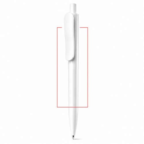 e-wave Stylo personnalisable e-wave givré en ABS recyclé Made in Italy Encre bleu ou noir - Impression numérique digital 360° Impression numérique (Couleurs max : 4, Surface max : N/A) - Corps (L: 85, H: 32,5)