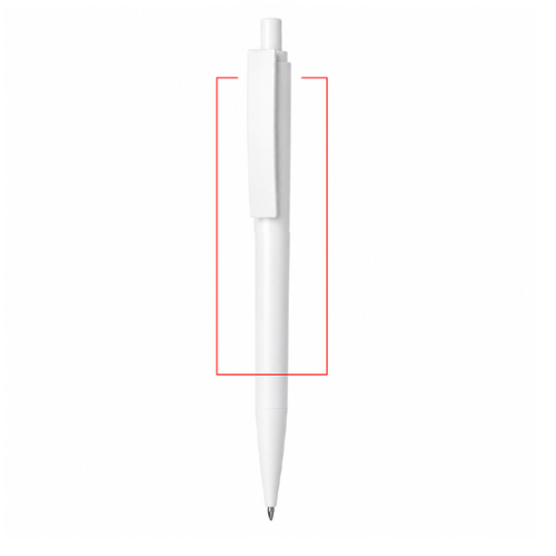 E-vent Stylo personnalisée e-venti mat et clip brillant en ABS recyclé Made in italy Encre bleue et noire - Impression numérique digital 360° Impression numérique (Couleurs max : 4, Surface max : N/A) - Corps (L: 94, H: 34,5)