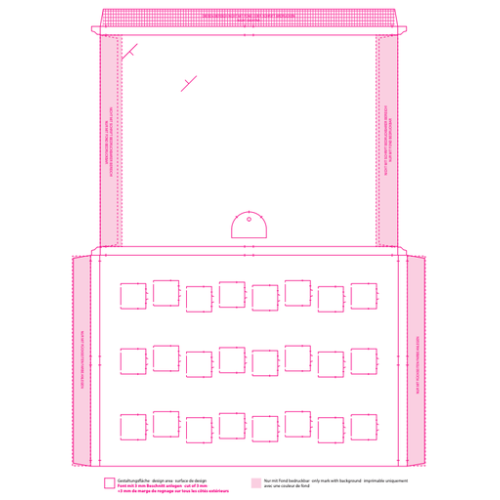 False Calendrier de l'avent personnalisé A4 avec barres de chocolat - Olaf - Persoinclusefullcolor Impression numérique incluse (Couleurs max : N/A, Surface max : N/A) - Paysage : recto-verso (L: 342,5, H: 242)