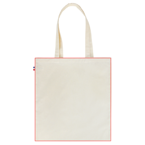 GABRIELALL_OVER Tote-bag personnalisable en coton 100% français Gaby & cécile personnalisation all over - Impression numérique Bonjour françois Impression numérique (Couleurs max : 4, Surface max : N/A) - Recto (L: 380, H: 420)