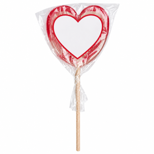 0449P Sucette personnalisable au fruit en forme de coeur heartpop plus - Impression numérique sucette slodskie Impression numérique (Couleurs max : 4, Surface max : N/A) - Sur l'emballage (L: 78, H: 78)