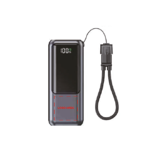 GREG Powerbank personnalisable en ABS recyclé 10000 mAh Greg - Impression numérique uv meaning crafters Impression numérique UV (Couleurs max : 4, Surface max : N/A) - Devant (L: 180, H: 180)