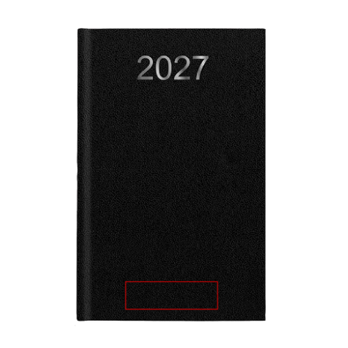 CAISSINA21-BLEU Agenda personnalisé Caisse (130 x 210 mm) - CAISSINA21 intemporel Embossage (Couleurs max : N/A, Surface max : N/A) - Couverture (S: 40cm2)