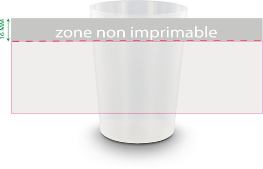 picup22-0 Gobelet publicitaire Pause café 22 cl - Made in France - Sérigraphie Picup22 Méthode : Sérigraphie - Emplacement : autour du gobelet - Dimensions : 175 x 50 mm (Couleurs max : N/A, Surface max : 175 x 50 mm) - autour du gobelet (S: 175 x 50 mm)