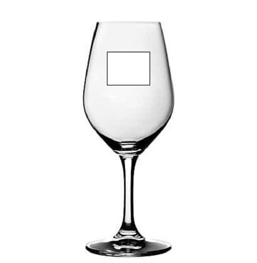 inao-25 Verre à vin personnalisé Inao 25 cl 1 couleur incluse - Sérigraphie Tiji's Inao 26 cl Méthode : Sérigraphie - Emplacement : Devant - Dimensions : 40 x 36 mm (Couleurs max : N/A, Surface max : 40 x 36 mm) - Devant (S: 40 x 36 mm) (par défaut)