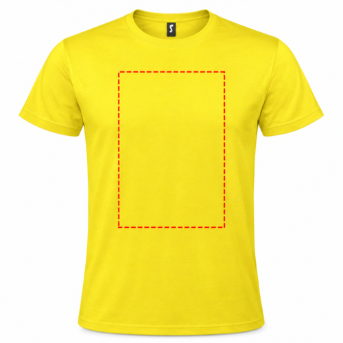 R64244T5 T-shirt publicitaire en coton 150g/m² Atomic unisexe - XS à 5XL - Movember - DTF02 DTF Transfer (Couleurs max : full color, Surface max : 644) - impact plein devant (L: 280, H: 230, D: 0, S: 644)