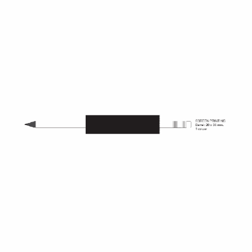 3460001153 Crayon personnalisable Bic Evolution Basalt Eraser Pencil - Sérigraphie Bic basalte eraser Sérigraphie (Couleurs max : 1, Surface max : N/A) - Corps (L: 20, H: 80)