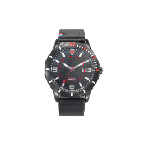 chaudanne-bleu-bleu Montre personnalisée Chaudanne Chaprais Made in Besançon (Marquage inclus) - tampographie montre carpediem Tampographie (Couleurs max : N/A, Surface max : N/A) - Sur le cadran (D: 21,25)