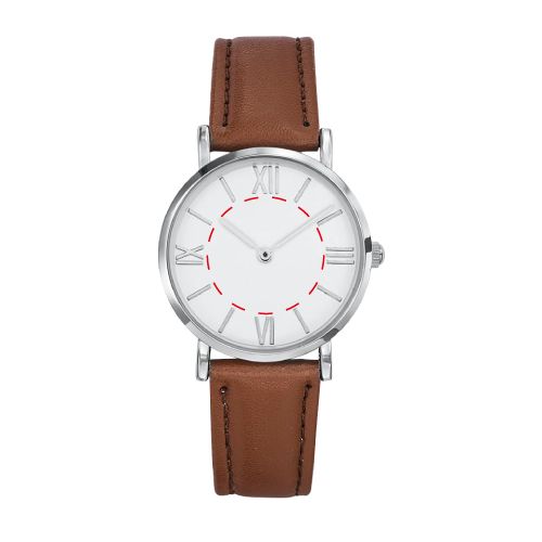dandyh-bleu-blanc Montre personnalisée Dandy homme Made in Besançon (Marquage inclus) - tampographie montre carpediem Tampographie (Couleurs max : N/A, Surface max : N/A) - Sur le cadran (D: 25)