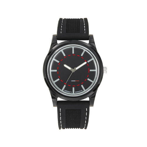 Temis-bleue Montre personnalisée Temis Made in Besançon (Marquage inclus) - tampographie montre carpediem Tampographie (Couleurs max : N/A, Surface max : N/A) - Sur le cadran (D: 19,3)