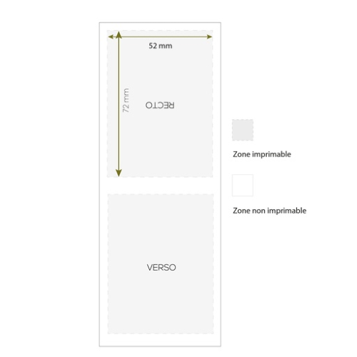 IDG02 Sachet de Graines - 60 x 80 mm - Printemps - Persoinclusefullcolor Impression numérique incluse (Couleurs max : N/A, Surface max : N/A) - Recto/Verso (L: 52, H: 72)