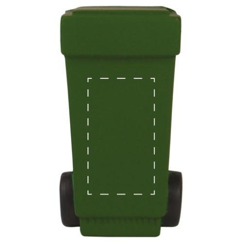 S0672 Anti-stress publicitaire Poubelle - Tamp 1 RJpint Tampographie (Couleurs max : N/A, Surface max : N/A) - À l'arrière (L: 20, H: 35)