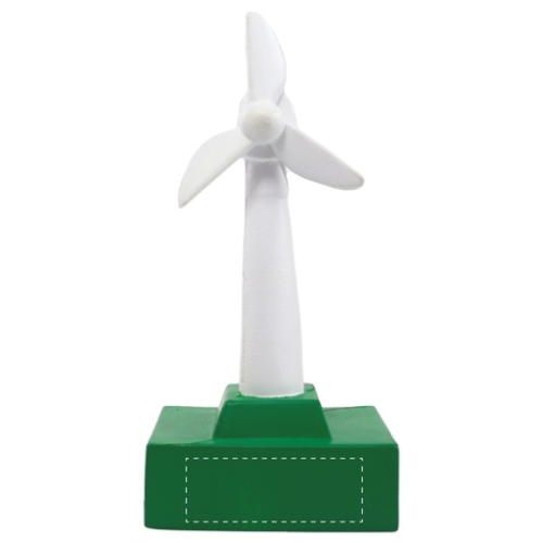 S0857 Anti-stress publicitaire Eolienne - Tamp 1 RJpint Tampographie (Couleurs max : N/A, Surface max : N/A) - Face avant (L: 50, H: 18)
