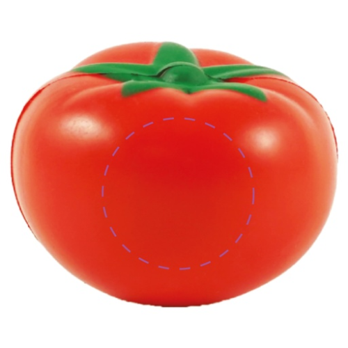 S0007 Anti-stress personnalisé Tomate - Tamp 1 RJpint Tampographie (Couleurs max : N/A, Surface max : N/A) - Face avant (D: 30)