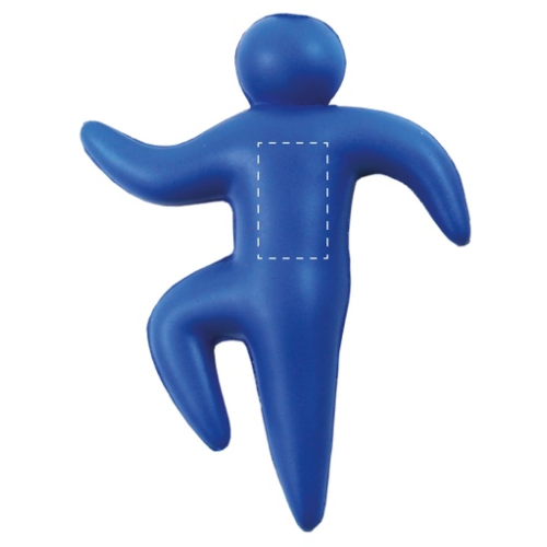 S0086 Anti-stress personnalisé Runner - Tamp 1 RJpint Tampographie (Couleurs max : N/A, Surface max : N/A) - Face avant (L: 15, H: 25)