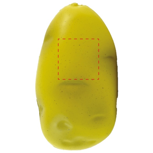 S0219 Anti-stress personnalisé Pomme de terre - Tamp 1 RJpint Tampographie (Couleurs max : N/A, Surface max : N/A) - Face avant (L: 20, H: 35)