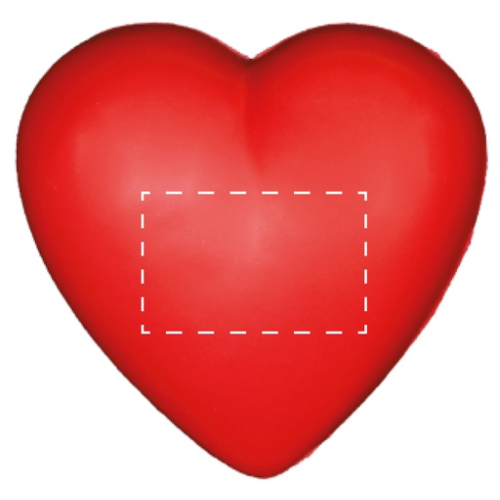 S0218 Anti-stress personnalisé Love - Tamp 1 RJpint Tampographie (Couleurs max : N/A, Surface max : N/A) - Face avant (L: 25, H: 40)