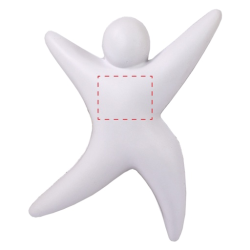 S0873 Anti-stress personnalisé Gym - Tamp 1 RJpint Tampographie (Couleurs max : N/A, Surface max : N/A) - Face avant (L: 20, H: 25)