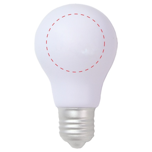 S0080 Anti-stress personnalisé Ampoule - Tamp 1 RJpint Tampographie (Couleurs max : N/A, Surface max : N/A) - Face avant (D: 38)