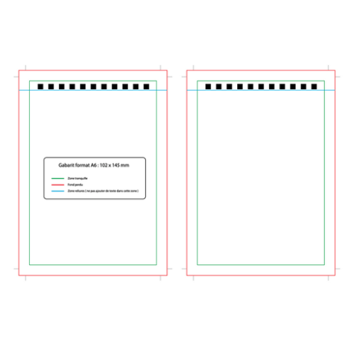 A7.CST Bloc-notes Publicitaire EcoNotebook A7 - Réutilisable à vie - Offset Econotebook Offset Econotebook (Couleurs max : 4, Surface max : 73 x 102 mm) - 1ère 2eme 3eme 4eme de couverture (L: 73, H: 102)